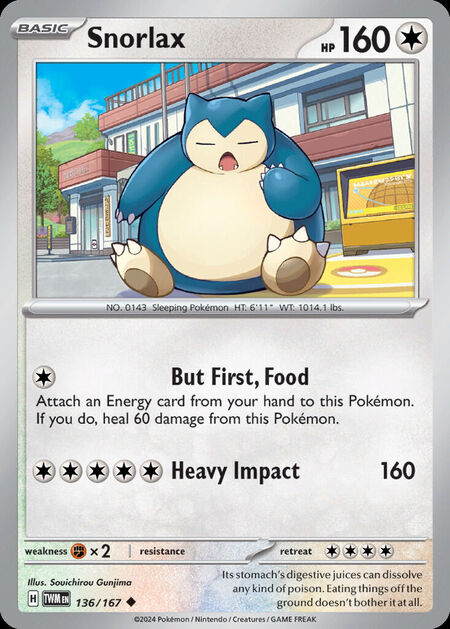Snorlax TWM 136
