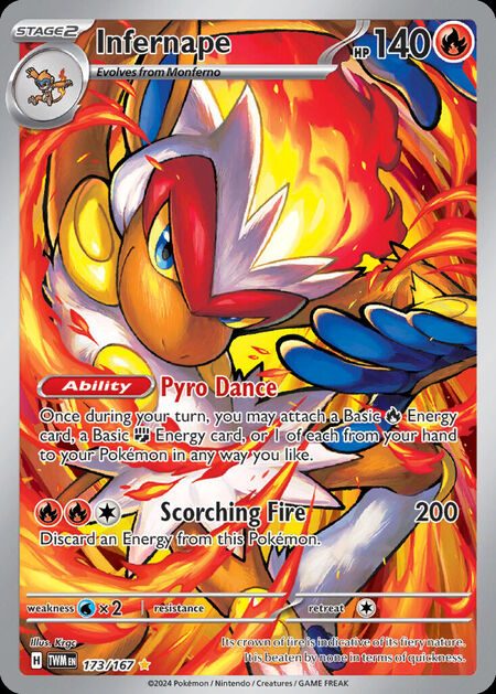 Infernape TWM 173