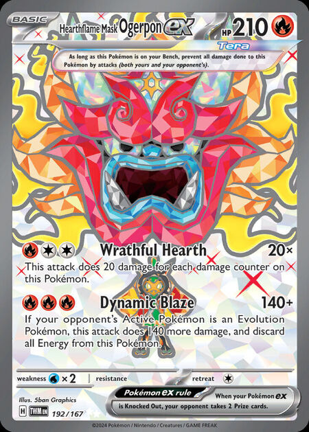 Hearthflame Mask Ogerpon ex TWM 192