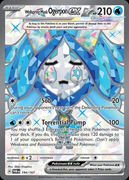 Wellspring Mask Ogerpon ex TWM 194