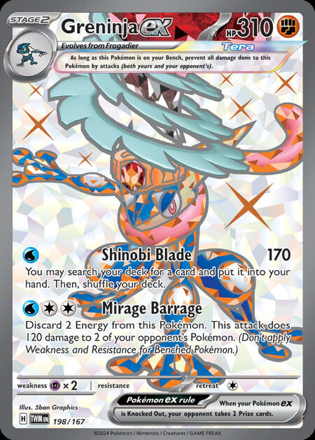 Greninja ex TWM 198
