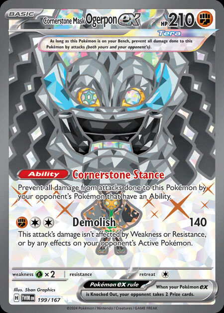 Cornerstone Mask Ogerpon ex TWM 199
