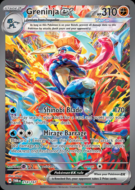 Greninja ex TWM 214