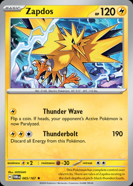 Zapdos TWM 65