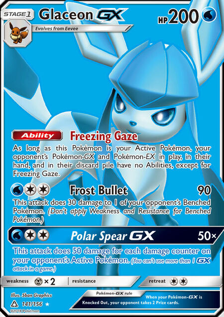 Glaceon-GX Ultra Prism 141