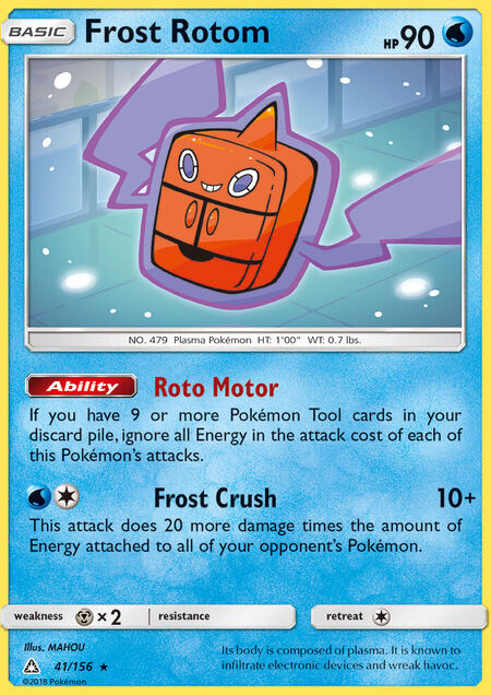 Frost Rotom Ultra Prism 41