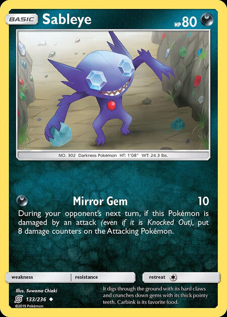 Sableye Unified Minds 133