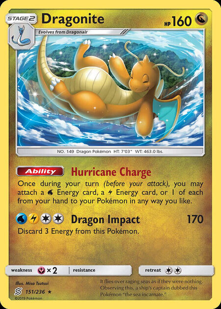 Dragonite Unified Minds 151