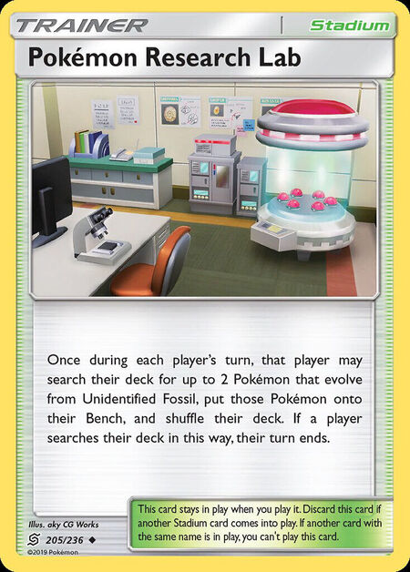 Pokémon Research Lab Unified Minds 205