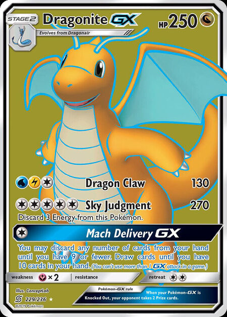 Dragonite-GX Unified Minds 229