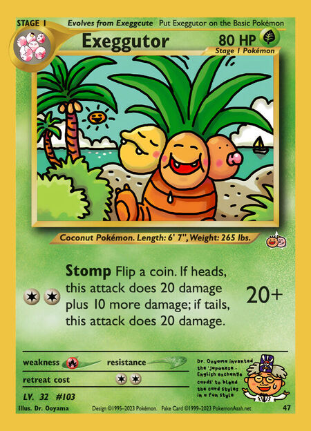 Exeggutor UPC 15