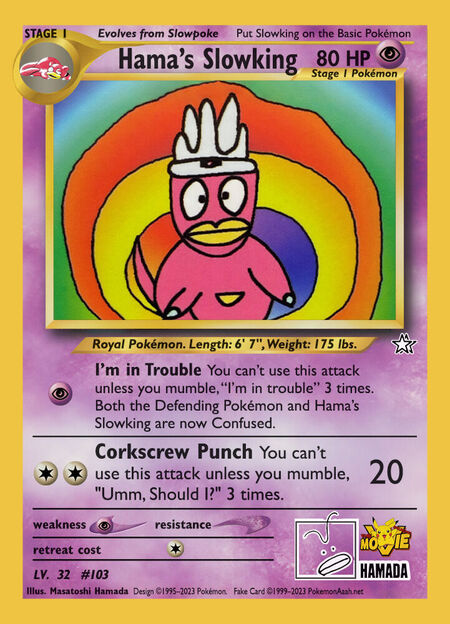 Hama-chan's Slowking UPC 17