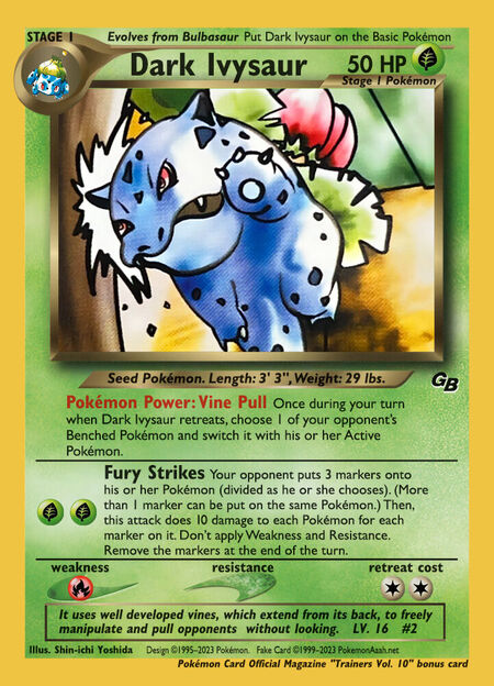 Dark Ivysaur UPC 32