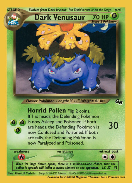 Dark Venusaur UPC 33
