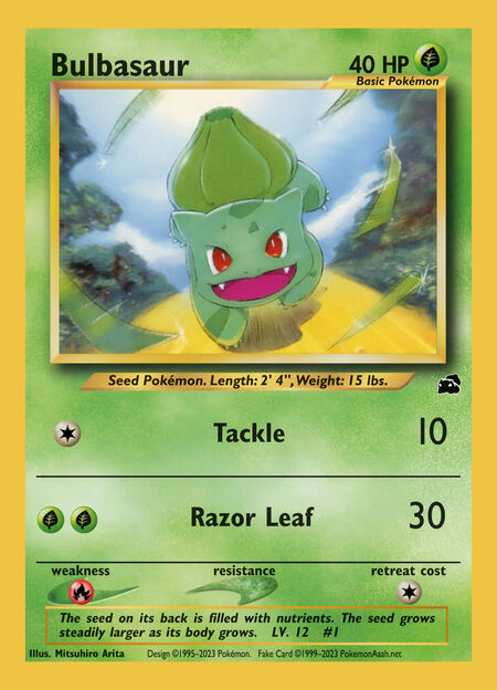 Bulbasaur UPC 39