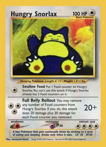 Hungry Snorlax UPC 4