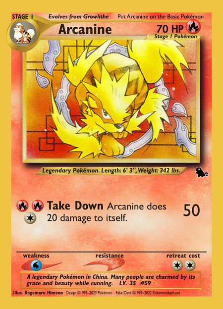 Arcanine UPC 50