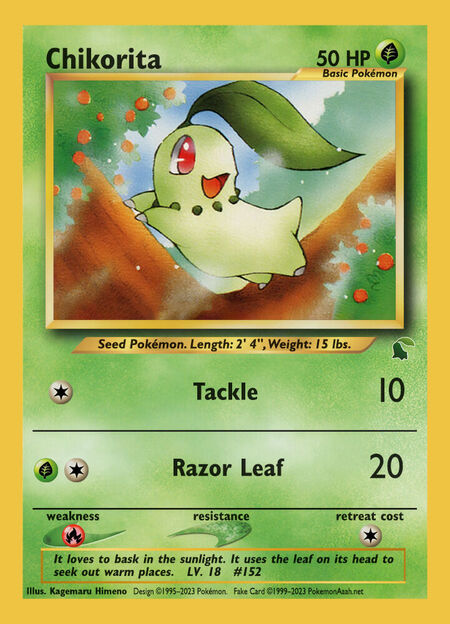 Chikorita UPC 52