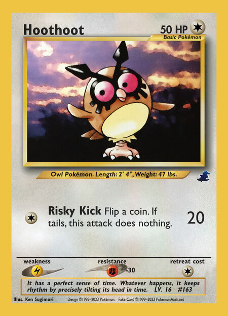 Hoothoot UPC 62