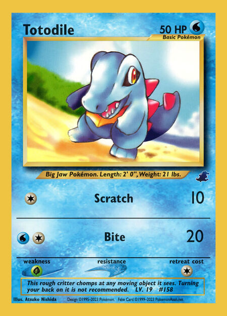 Totodile UPC 65