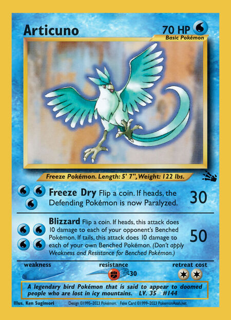 Articuno UPC 94