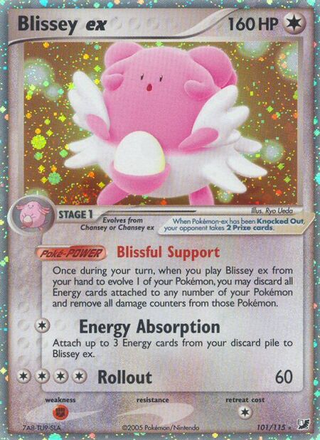 Blissey ex Unseen Forces 101
