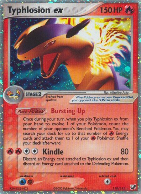 Typhlosion ex Unseen Forces 110