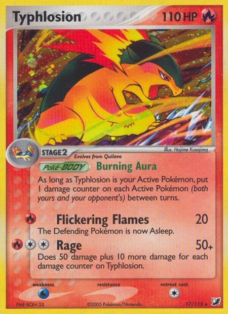 Typhlosion Unseen Forces 17