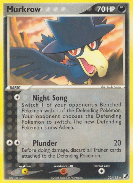 Murkrow Unseen Forces 30