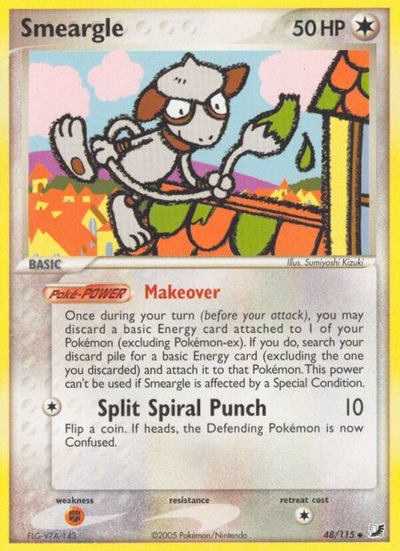 Smeargle Unseen Forces 48
