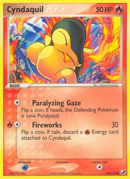 Cyndaquil Unseen Forces 54