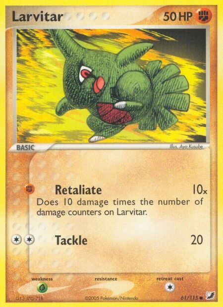 Larvitar Unseen Forces 61