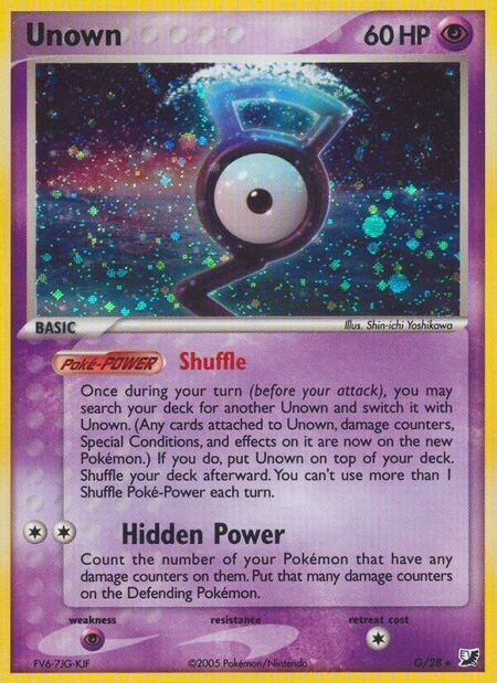 Unown Unseen Forces G