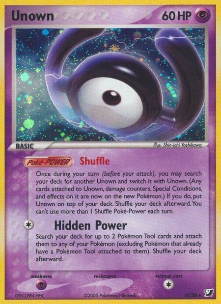 Unown Unseen Forces H