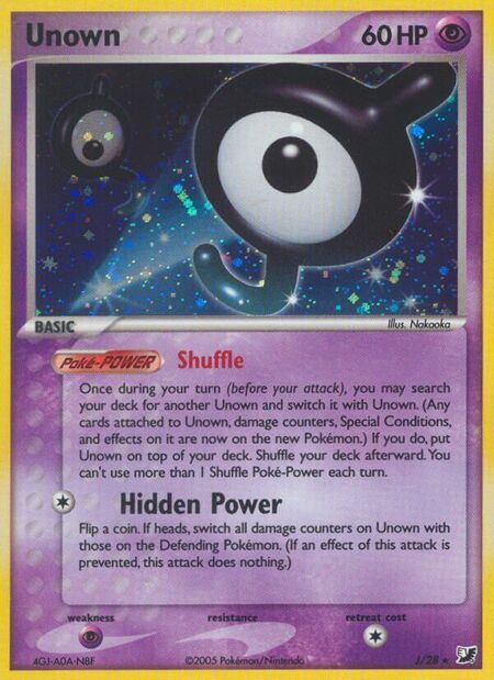 Unown Unseen Forces J