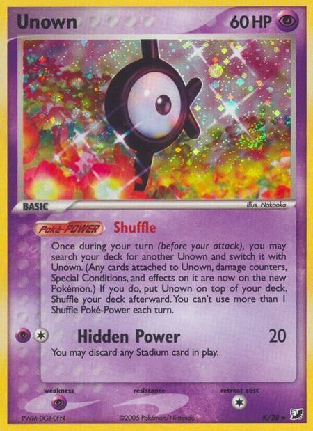 Unown Unseen Forces K