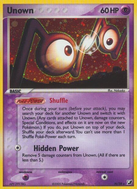 Unown Unseen Forces N