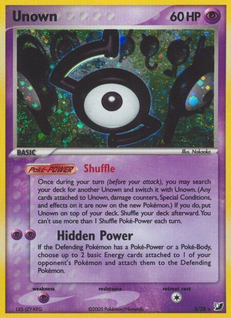 Unown Unseen Forces S