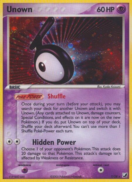 Unown Unseen Forces T