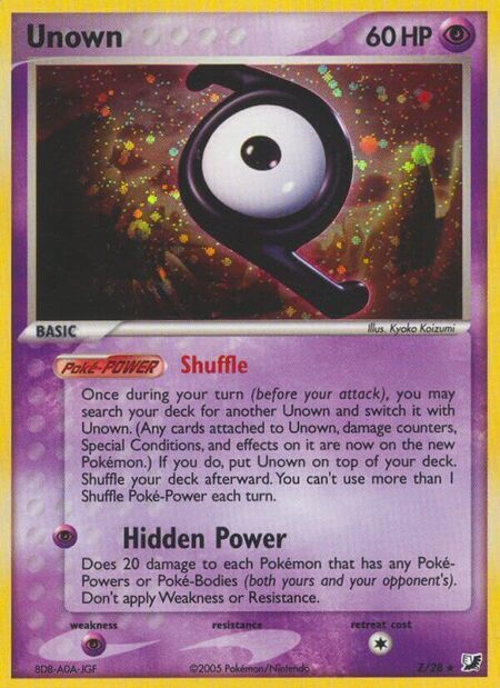 Unown Unseen Forces Z