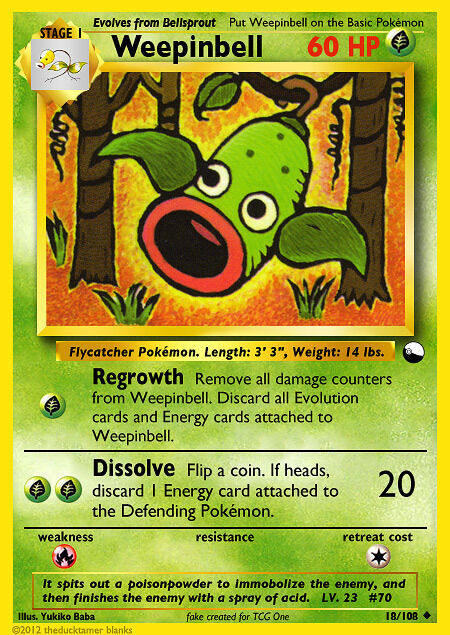 Weepinbell VM 18