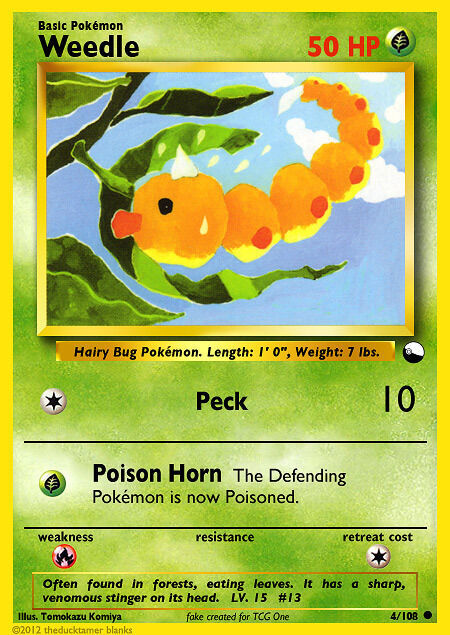 Weedle VM 4