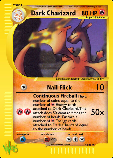Dark Charizard WEB 42