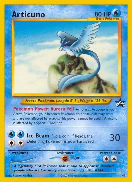Articuno (WBSP 48) - Wizards Black Star Promos 48 - Card - TCG ONE