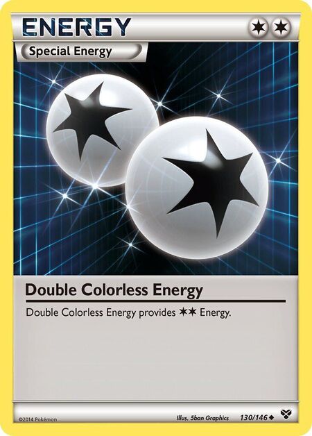 Double Colorless Energy XY 130