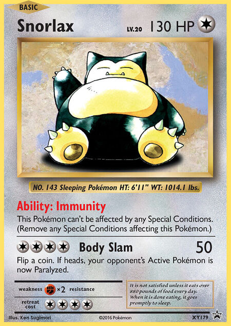 Snorlax XYP XY179