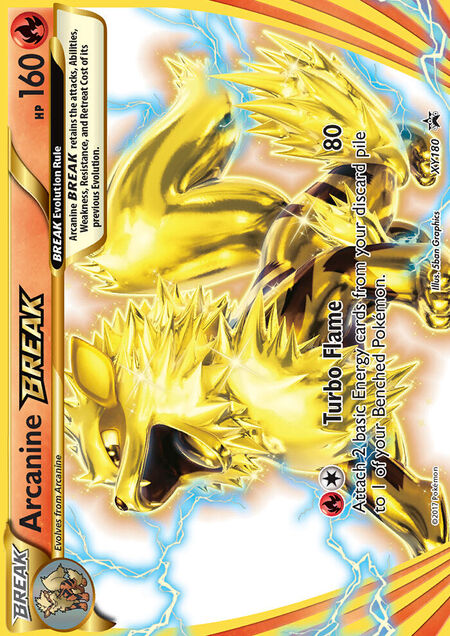 Arcanine BREAK XYP XY180