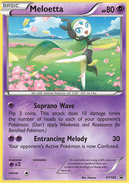 Meloetta XYP XY193