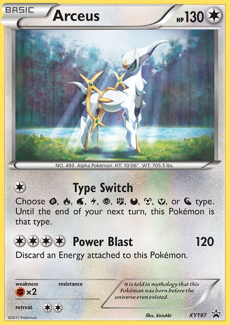 Arceus XYP XY197
