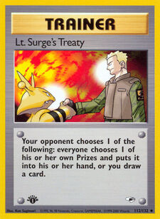 Lt. Surge's Treaty (G1 112)